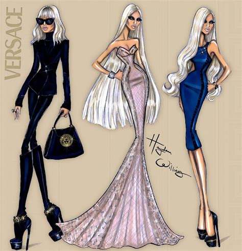 versace fashion sketch|versace costumes.